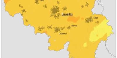خريطة بلجيكا المناخ
